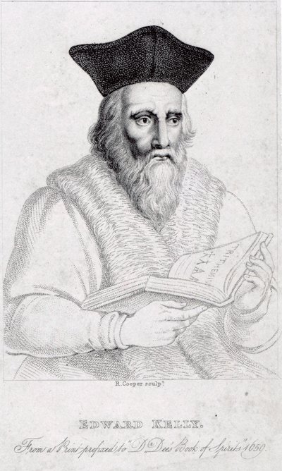 Edward Kelly, engraved by Richard Cooper by English School